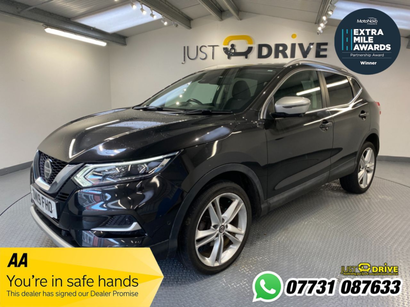 2019 Nissan Qashqai 1.3 Dig-T N-Motion SUV 5dr Petrol Manual Euro 6 (s/s) (140 Ps) in Black — image 1