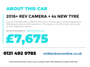 2016 Mercedes-Benz A Class 1.5 A180d Se in Grey — image 3