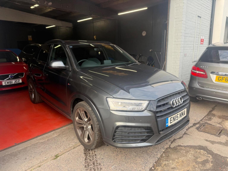 2015 Audi Q3 2.0 Tdi S Line Plus Quattro Euro 6 (s/s) 5dr in Grey — image 1