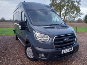 2021 Ford Transit 2.0 Transit Trend Van 350 L3 2.0l Ecoblue 130ps Fwd 6 Speed Manual in Grey — image 2