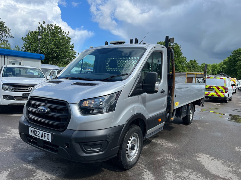 2022 Ford Transit Lwb Dropside in Silver — image 1