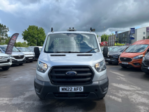 2022 Ford Transit Lwb Dropside in Silver — image 2