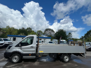 2022 Ford Transit Lwb Dropside in Silver — image 3
