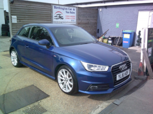 2016 Audi A1 1.6 Tdi S Line in Blue — image 4