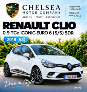 2018 Renault Clio 0.9 Tce Iconic Euro 6 (s/s) 5dr in White — image 2