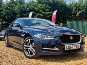 2018 Jaguar Xe 2.0i R-Sport Auto AWD Euro 6 (s/s) 4dr in Blue — image 3