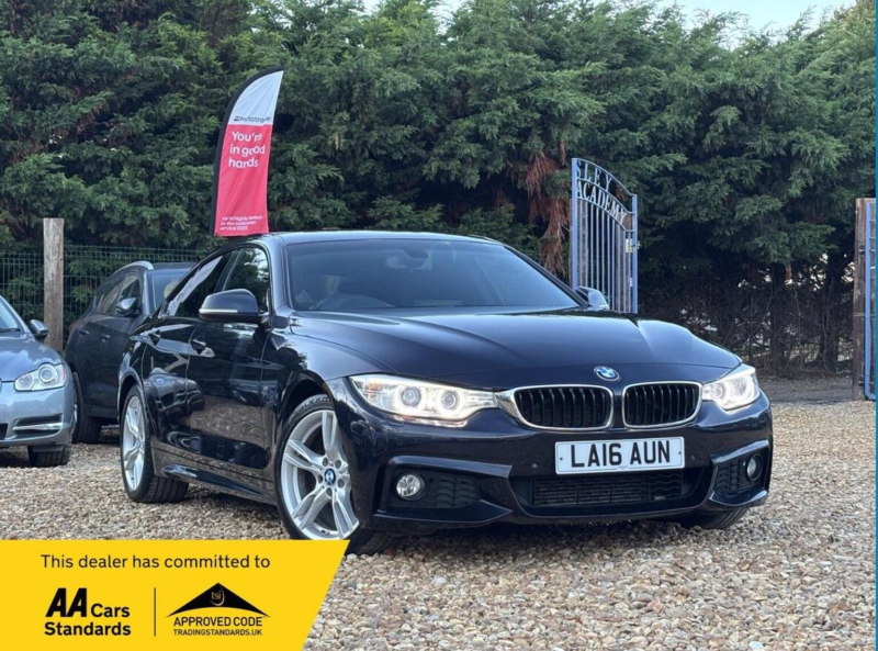 2016 BMW 4 Series Gran Coupe 2.0 420d M Sport Euro 6 (s/s) 5dr in Black — image 1
