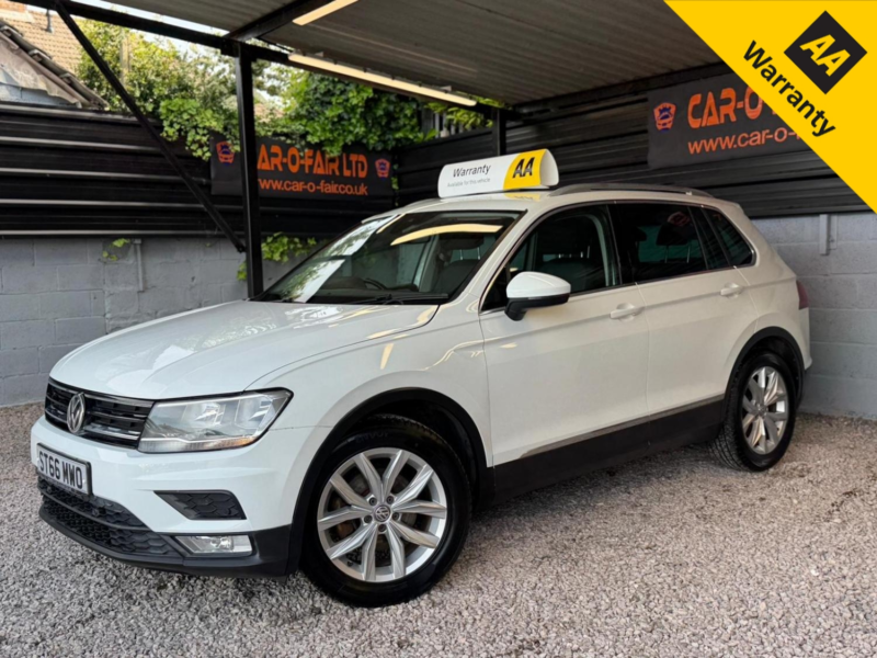 2016 Volkswagen Tiguan 2.0 Tdi Bluemotion Tech Se Navigation in White — image 1
