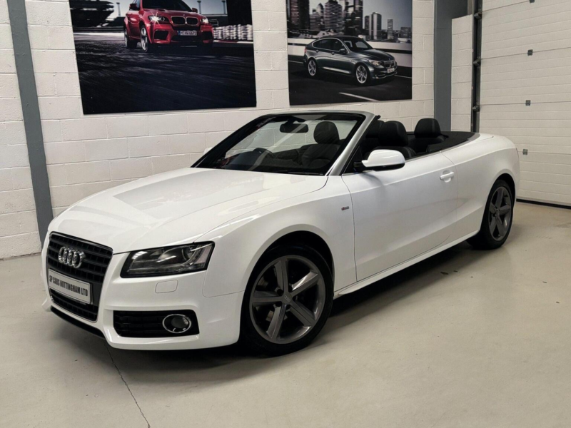 2011 Audi A5 Cabriolet 2.0 Tfsi S Line Euro 5 (s/s) 2dr in White — image 1