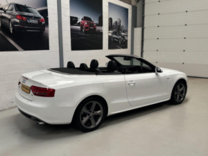 2011 Audi A5 Cabriolet 2.0 Tfsi S Line Euro 5 (s/s) 2dr in White — image 3