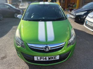 2014 Vauxhall Corsa 1.2 16v Sting Hatchback 3dr Petrol Manual Euro 5 (a/c) (85 Ps) in Green — image 2