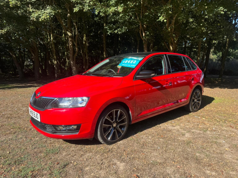 2018 Skoda Rapid Spaceback 1.0 Tsi Se Sport DSG Euro 6 (s/s) 5dr in Red — image 1