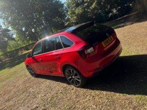 2018 Skoda Rapid Spaceback 1.0 Tsi Se Sport DSG Euro 6 (s/s) 5dr in Red — image 5