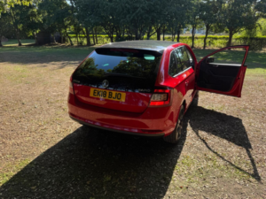 2018 Skoda Rapid Spaceback 1.0 Tsi Se Sport DSG Euro 6 (s/s) 5dr in Red — image 6