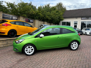 2016 Vauxhall Corsa 1.4i Ecoflex Sting Euro 6 3dr in Green — image 5