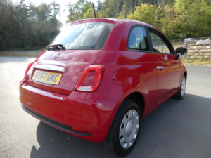 2018 Fiat 500 1.2 Pop Hatchback 3dr Petrol Manual Euro 6 (s/s) (69 Bhp) in Red — image 3
