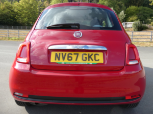 2018 Fiat 500 1.2 Pop Hatchback 3dr Petrol Manual Euro 6 (s/s) (69 Bhp) in Red — image 4