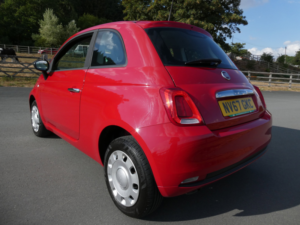 2018 Fiat 500 1.2 Pop Hatchback 3dr Petrol Manual Euro 6 (s/s) (69 Bhp) in Red — image 5