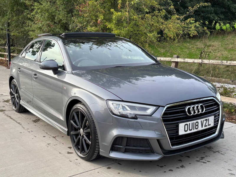 2018 Audi A3 1.6 Tdi S Line S Tronic Euro 6 (s/s) 4dr in Grey — image 1