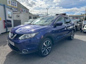 2016 Nissan Qashqai 1.2 Dig-T Tekna 2WD Euro 6 (s/s) 5dr in Blue — image 3