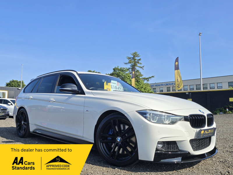 2018 BMW 3 Series 3.0 335d M Sport Shadow Edition Touring 5dr Diesel Auto Xdrive Euro 6 (s/s) (313 Ps) in White — image 1