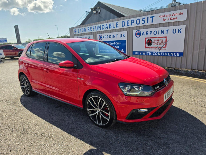 2017 Volkswagen Polo 1.8 Tsi Gti Euro 6 (s/s) 5dr in Red — image 1