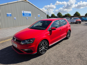 2017 Volkswagen Polo 1.8 Tsi Gti Euro 6 (s/s) 5dr in Red — image 3