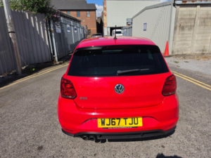 2017 Volkswagen Polo 1.8 Tsi Gti Euro 6 (s/s) 5dr in Red — image 5
