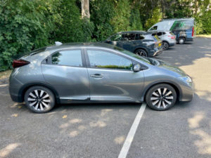 2015 Honda Civic 1.8 I-Vtec Se Plus Auto Euro 6 5dr in Grey — image 2