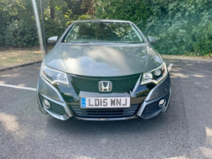 2015 Honda Civic 1.8 I-Vtec Se Plus Auto Euro 6 5dr in Grey — image 3