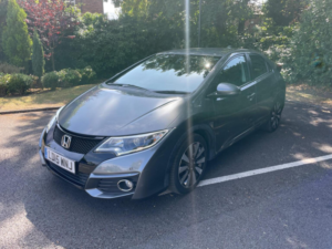 2015 Honda Civic 1.8 I-Vtec Se Plus Auto Euro 6 5dr in Grey — image 4