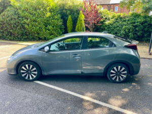 2015 Honda Civic 1.8 I-Vtec Se Plus Auto Euro 6 5dr in Grey — image 5