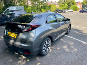 2015 Honda Civic 1.8 I-Vtec Se Plus Auto Euro 6 5dr in Grey — image 6