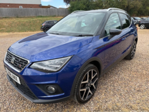 2018 SEAT Arona 1.0 Tsi Fr Sport Euro 6 (s/s) 5dr in Blue — image 4
