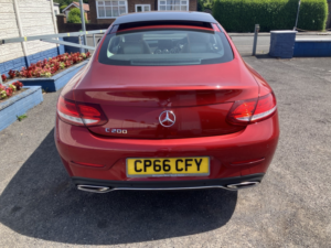 2016 Mercedes-Benz C Class 2.0 C200 Sport in Red — image 3