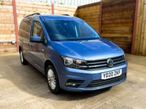 2020 Volkswagen Caddy Maxi Life 3 SEAT Auto Wheelchair Accessible Disabled Access Vehicle Wav in Blue — image 5
