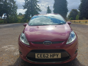 2012 Ford Fiesta 1.4 Tdci Dpf Titanium in Red — image 2
