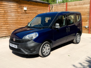 2018 Fiat Doblo 4 SEAT Petrol Wheelchair Accessible Disabled Access Vehicle Wav in Blue — image 4
