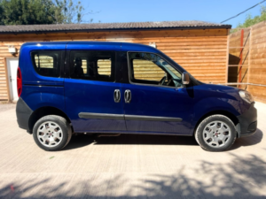 2018 Fiat Doblo 4 SEAT Petrol Wheelchair Accessible Disabled Access Vehicle Wav in Blue — image 5