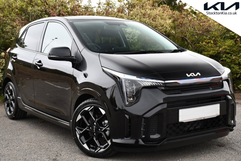 2026 Kia Picanto 1.0 Gt-Line Hatchback 5dr Petrol Manual Euro 6 (s/s) (67 Bhp) in Black — image 1