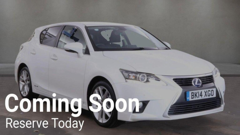 2014 Lexus Ct 1.8 200h Advance CVT Euro 6 (s/s) 5dr in White — image 1
