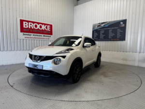 2018 Nissan Juke 1.6 Tekna Xtron Euro 6 5dr in White — image 6
