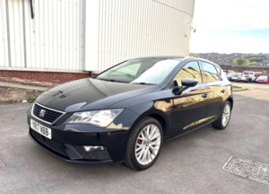 2017 SEAT Leon 1.6 Tdi Se Dynamic Technology Euro 6 (s/s) 5dr in Black — image 3