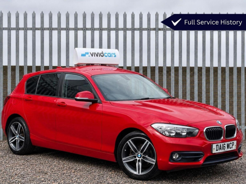 2016 BMW 1 Series 1.5 116d Sport Euro 6 (s/s) 5dr in Red — image 1