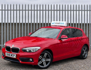 2016 BMW 1 Series 1.5 116d Sport Euro 6 (s/s) 5dr in Red — image 2