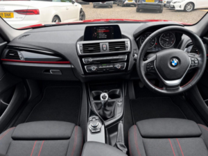 2016 BMW 1 Series 1.5 116d Sport Euro 6 (s/s) 5dr in Red — image 3