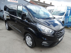 2021 Ford Transit Custom 2.0 280 Ecoblue Trend Auto L1 H1 Euro 6 (s/s) 5dr in Black — image 3