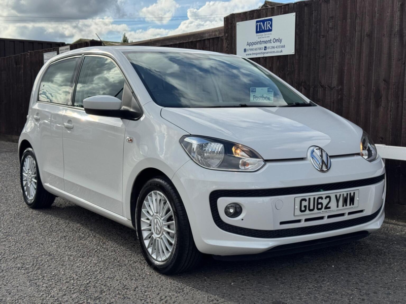 2012 Volkswagen Up! 1.0 Bluemotion Tech High Up! Euro 5 (s/s) 5dr in White — image 1