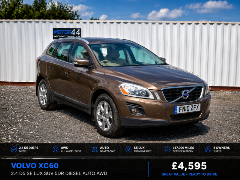 2010 Volvo Xc60 2.4 D5 Se Lux in Bronze — image 1