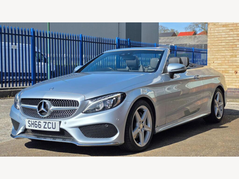 2016 Mercedes-Benz C Class 2.1 C220d Amg Line Cabriolet G-Tronic+ Euro 6 (s/s) 2dr in Silver — image 1